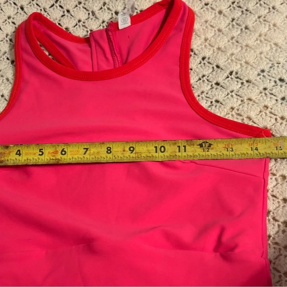 Pink Skort Mini Dress Racerback with built in Shorts size S - Picture 10 of 12